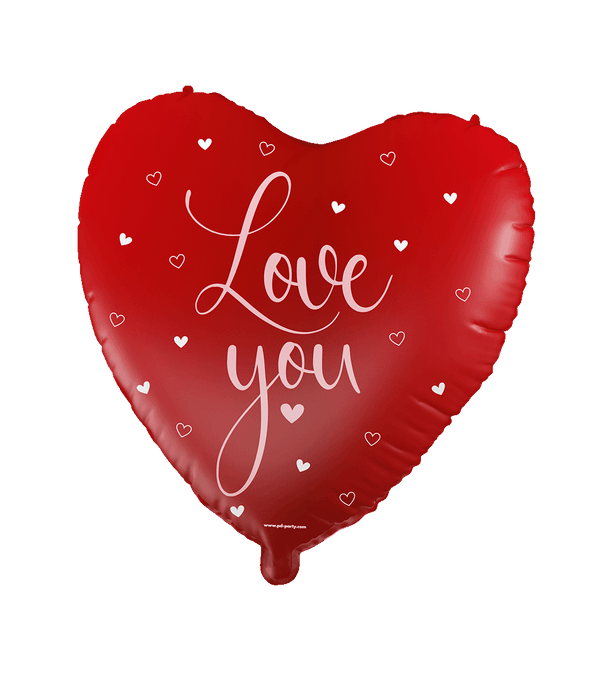 Folieballon - Love you red 46cm