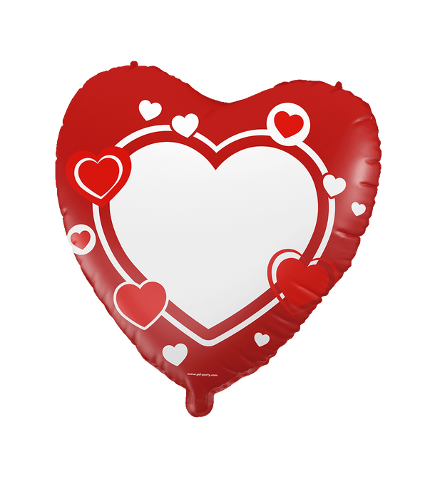 Folieballon - Heart writable 46cm