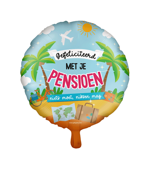 Folieballon - Pensioen 46cm