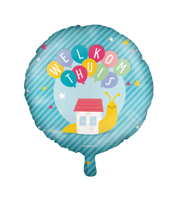 Folieballon - Welkom thuis 46cm