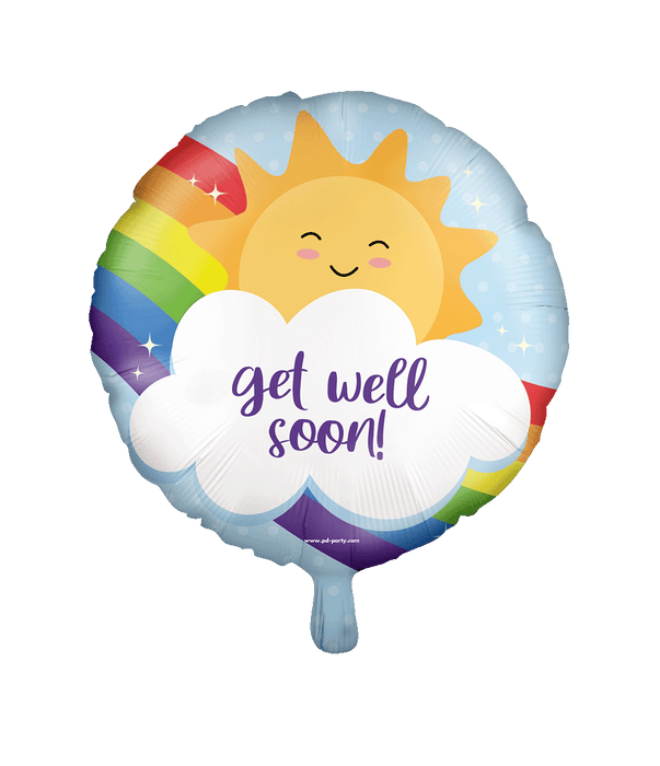 Folieballon - Get well soon 46cm