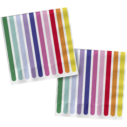 Servetten Stripetastic 33x33cm 20st