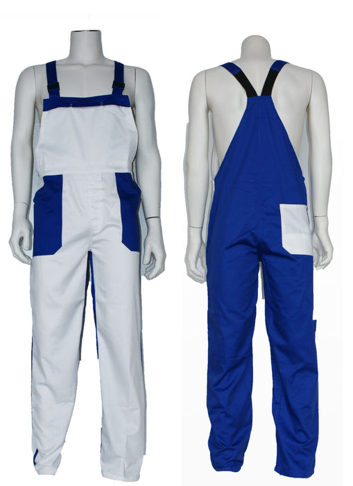 Bestex Tuinbroek Wit Blauw