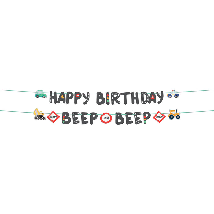 Letterslinger Wacky Wheels Happy Birthday