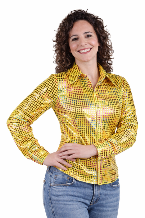 Damesblouse Disco glamour