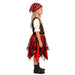 Piratenjurkje rood-zwart met riem en bandana