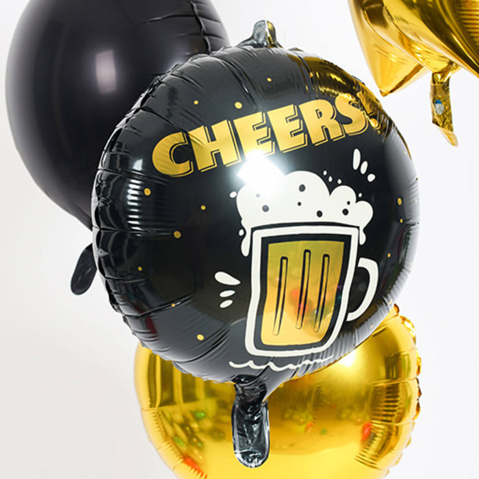 Folieballon Cheers Bier 45cm