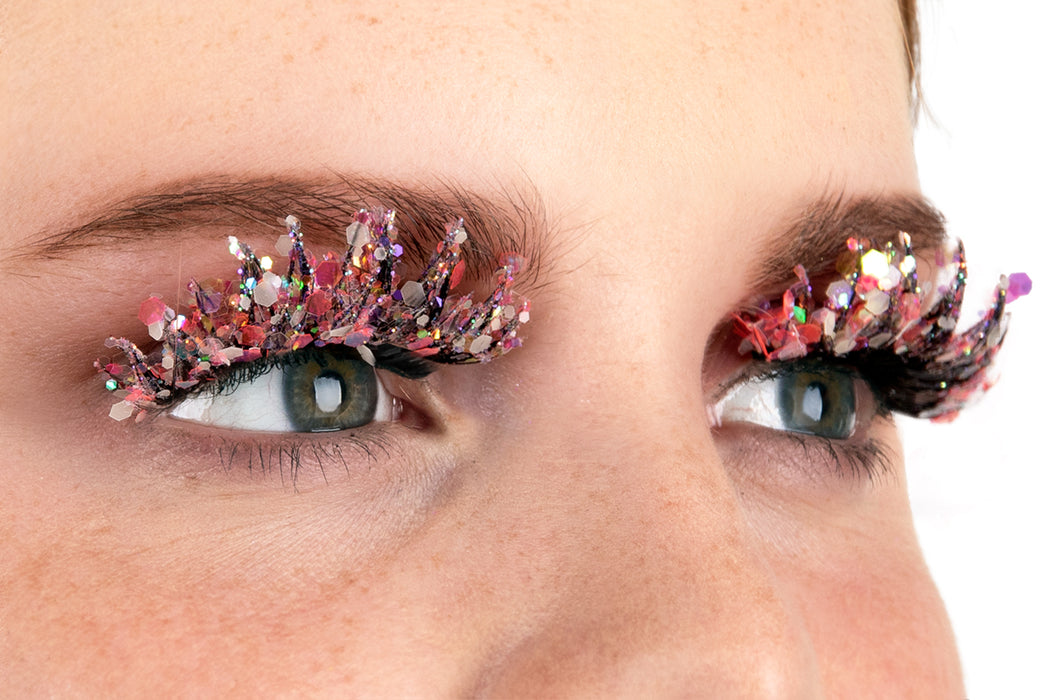 PXP Wimpers Fluoriserend glitter Calypso stijl