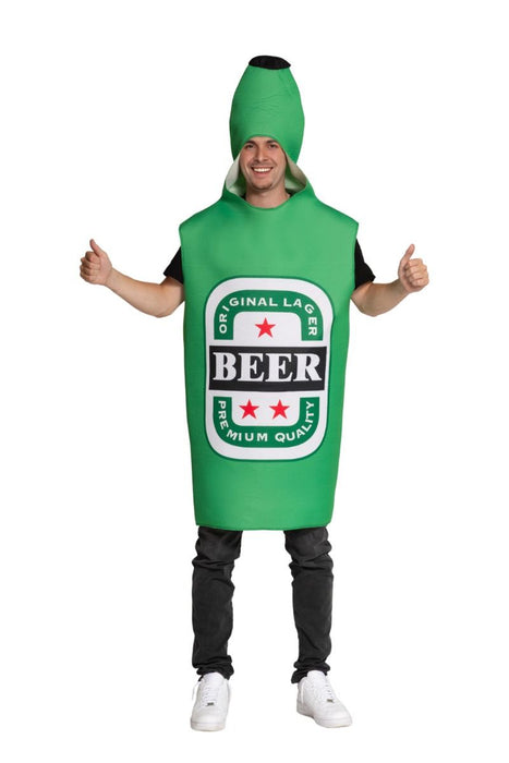 Funkostuum Fles Bier Groen