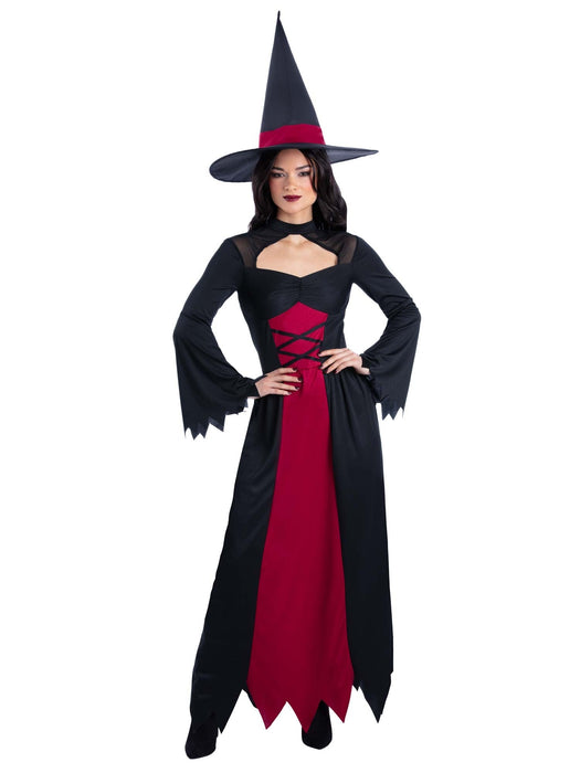 Heksenkostuum Bewitched Rood Dames