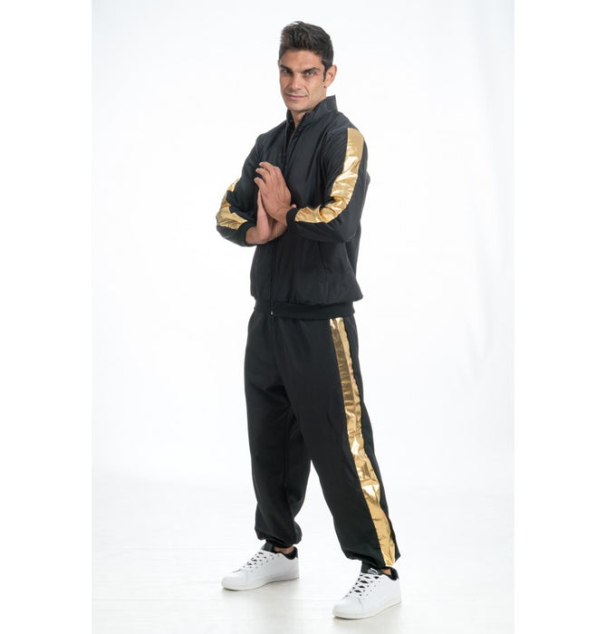 Trainingspak Black and Gold Rapper