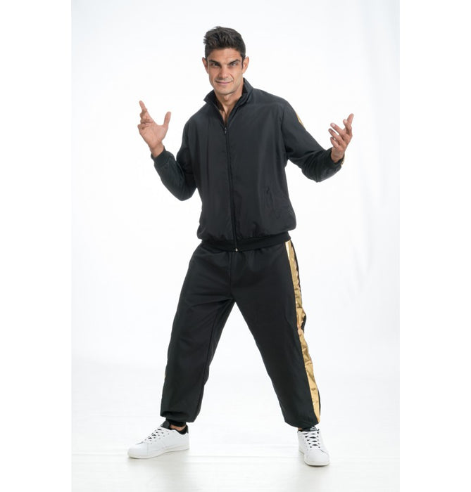 Trainingspak Black and Gold Rapper