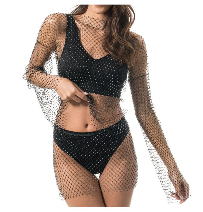 Festival Top Fishnet Diamonds