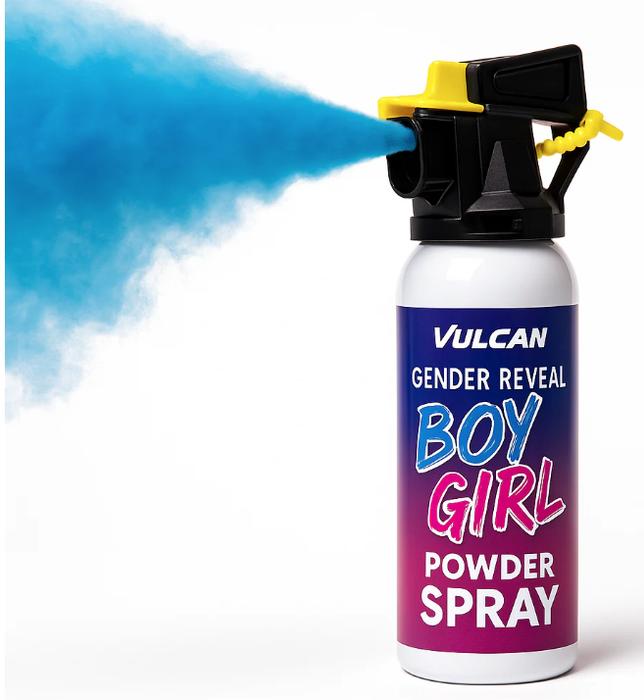 Gender reveal brandblusser