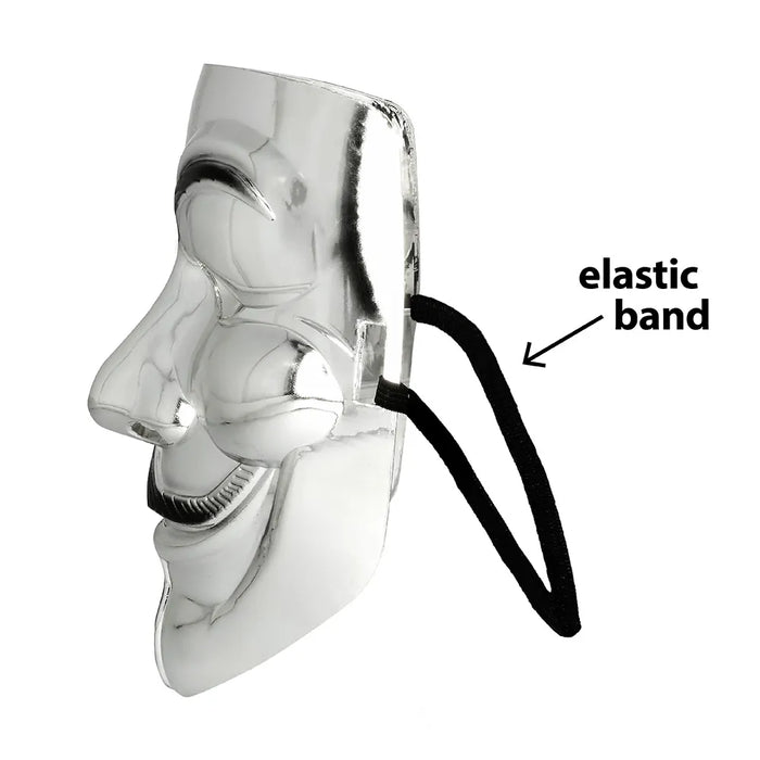 Gezichtsmasker Protest Zilver