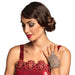 Handschoen Flapper zilver