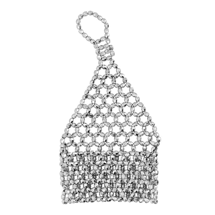 Handschoen Flapper zilver