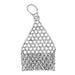 Handschoen Flapper zilver