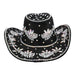 Hoed cowboy Crystal zwart
