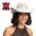 Hoed cowboy Crystal beige