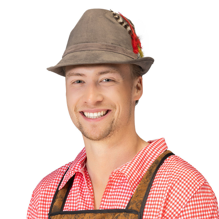 Hoed Jagdmeister donkergrijs