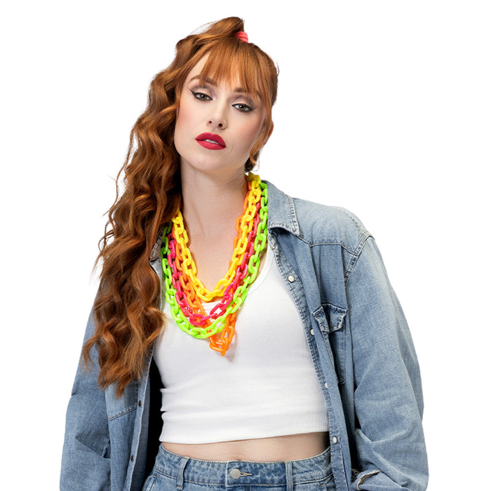 Ketting Vibe neonroze