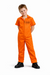 Gevangenis overall Boy Jail oranje voor kinderen