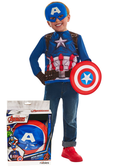 Verkleedset Captain America voor kinderen