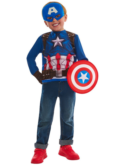 Verkleedset Captain America voor kinderen