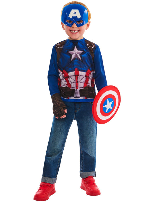 Verkleedset Captain America voor kinderen