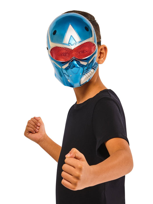 Captain America Metallic Masker