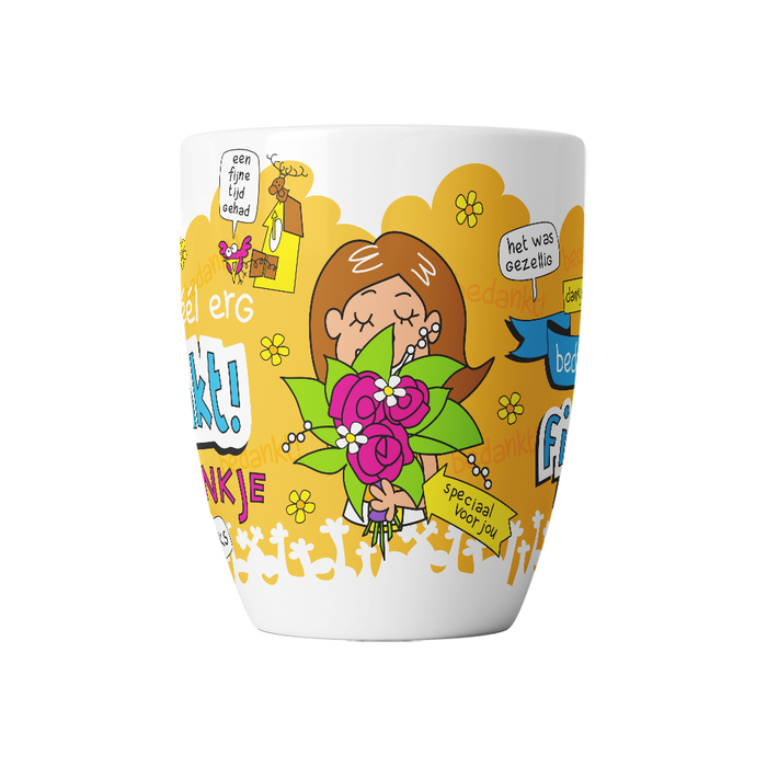 Mok Cartoon - Badankt Fijne Tijd