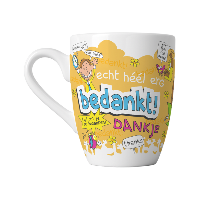 Mok Cartoon - Badankt Fijne Tijd