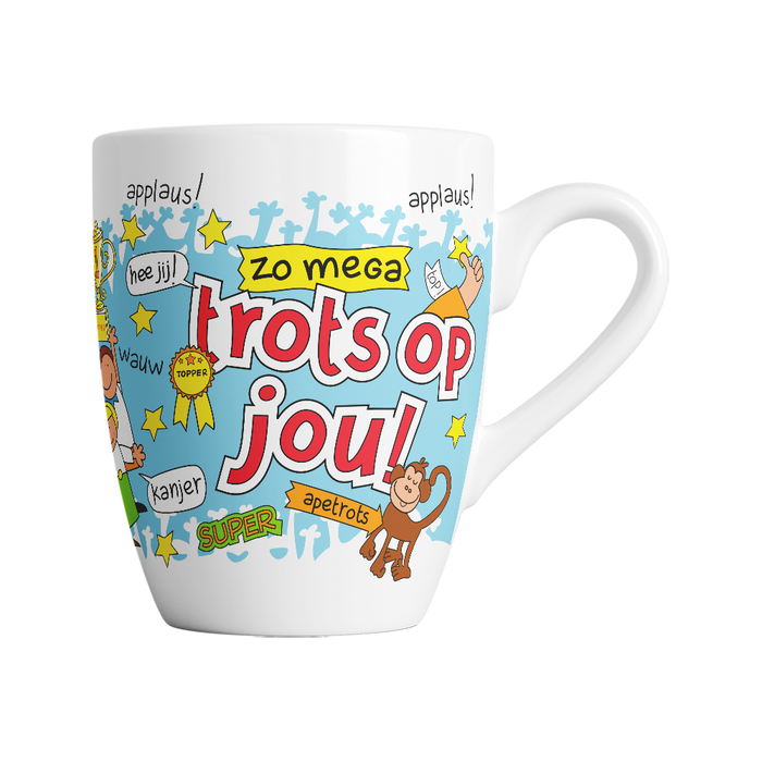 Mok Cartoon - Trots op jou