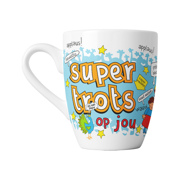 Mok Cartoon - Trots op jou