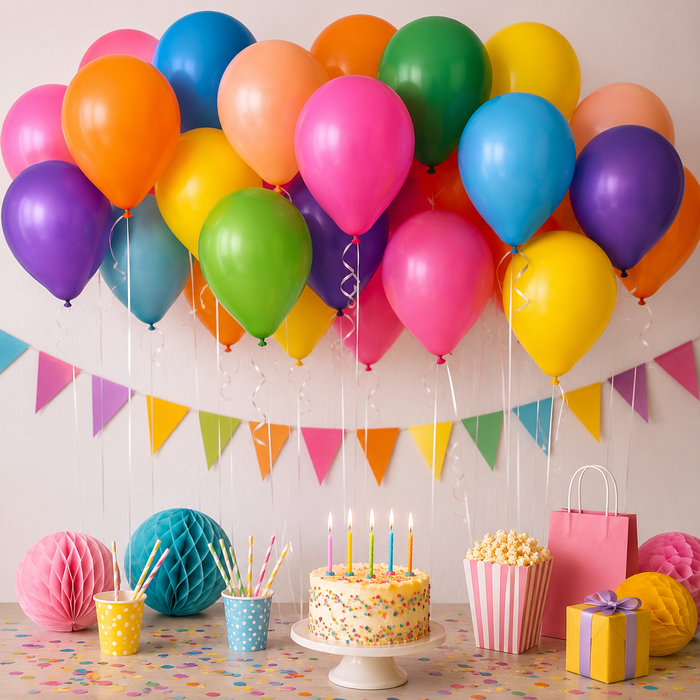 Ballonnen Basic Colours 100st
