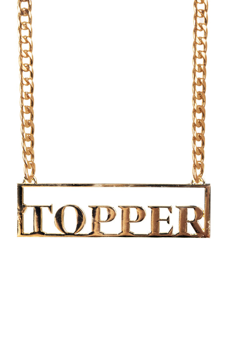 Gouden ketting Topper