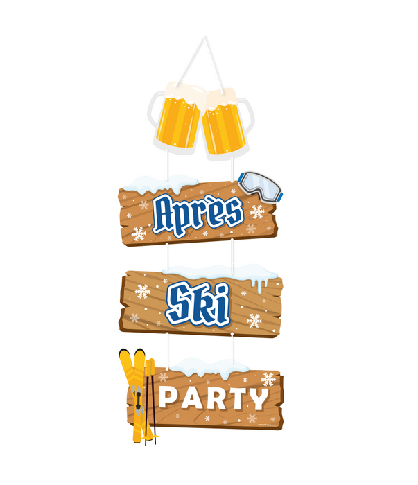 Deurdecoratie Apres Ski Party