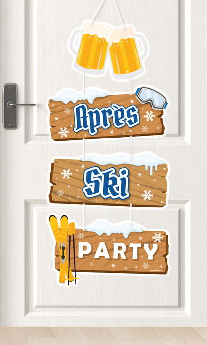 Deurdecoratie Apres Ski Party