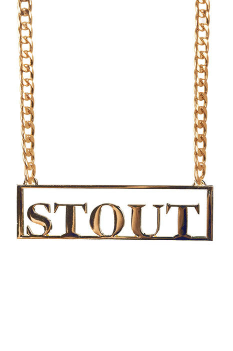 Gouden ketting Stout