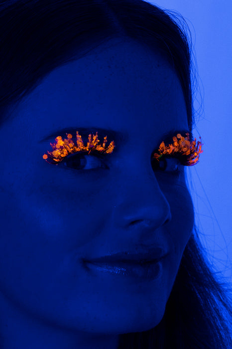 PXP Wimpers Fluoriserend glitter Calypso stijl