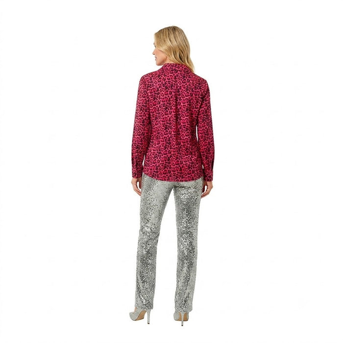 Party Blouse Panter Roze Dames