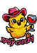 Tipsy Chickie - Carnavals Embleem