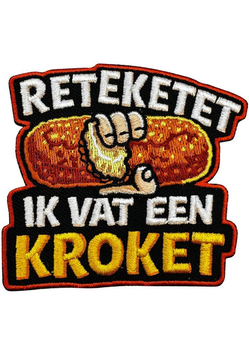 Ik Vat Een Kroket - Carnavals Embleem