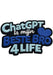 ChatGPT Is Mijn Beste Bro - Carnavals Embleem