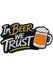 In Beer We Trust - Carnavals Embleem