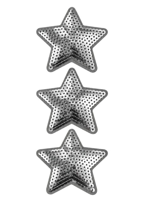 Sterren Pailletten Zilver - Carnavals Embleem