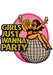 Girls Just Wanna Party - Carnavals Embleem