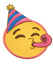 Emoji Party - Carnavals Embleem