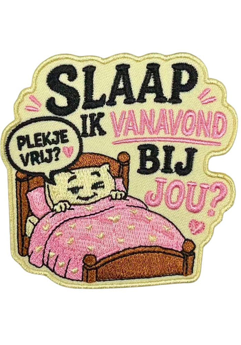 Slaap Ik Vanavond Bij Jou? - Carnavals Embleem